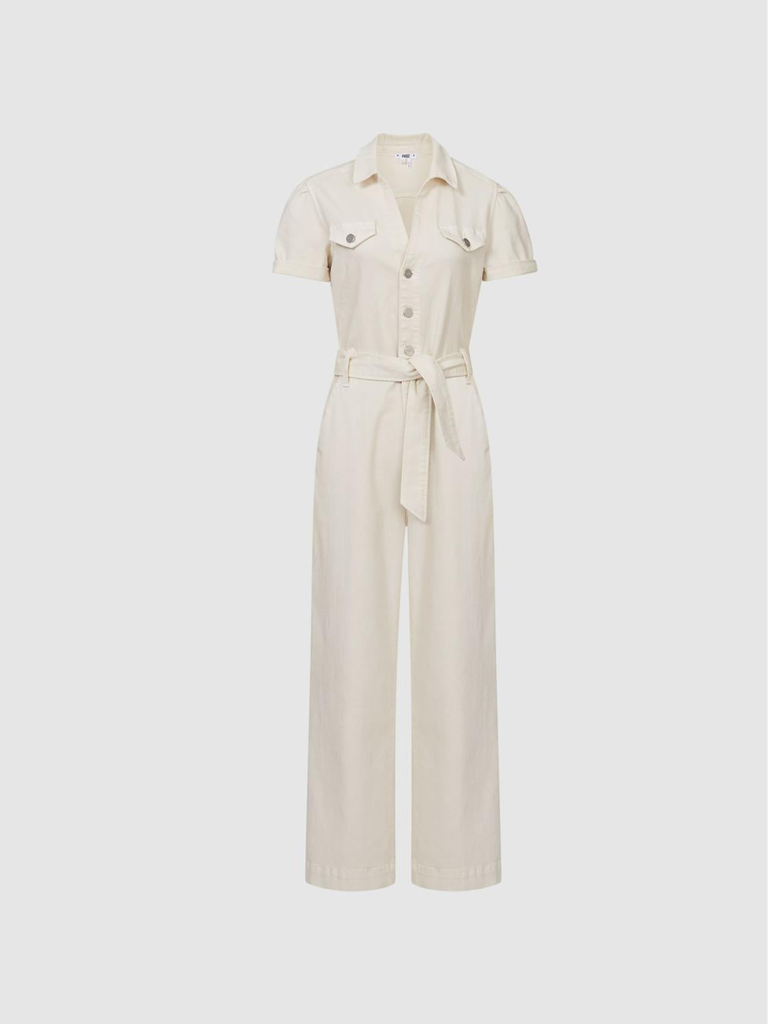 Reiss Jumpsuits | Anessa Paige Anessa Denim Jumpsuit Ecru - Women