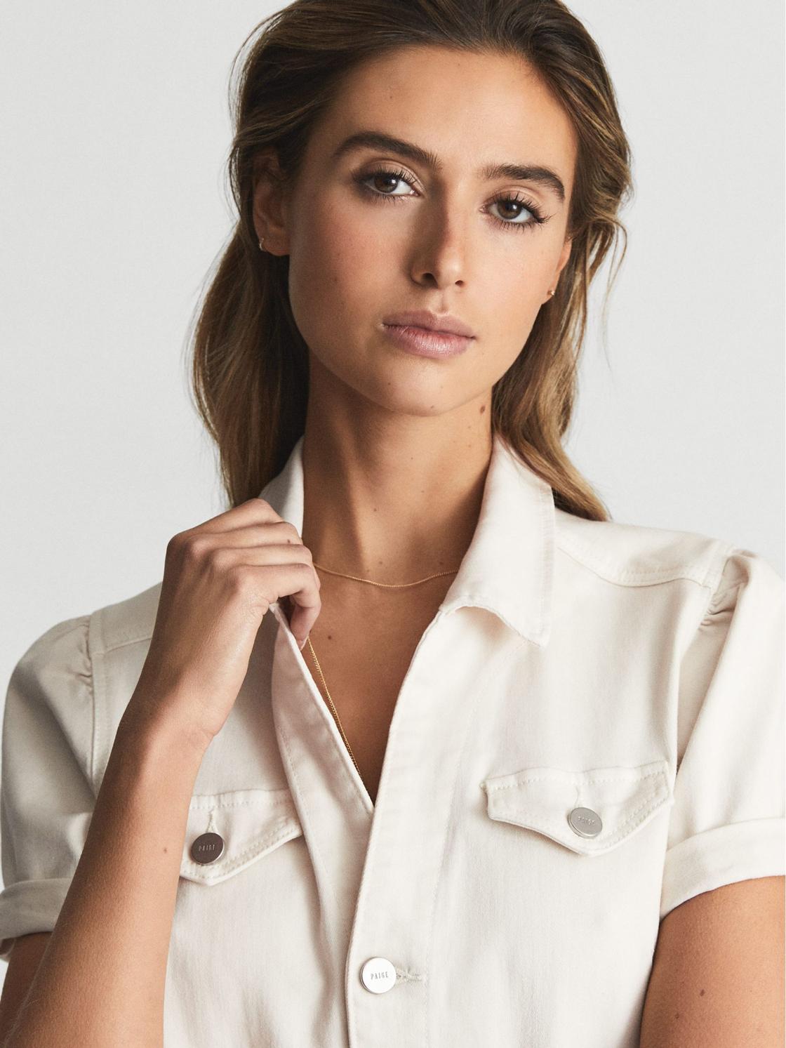 Reiss Jumpsuits | Anessa Paige Anessa Denim Jumpsuit Ecru - Women