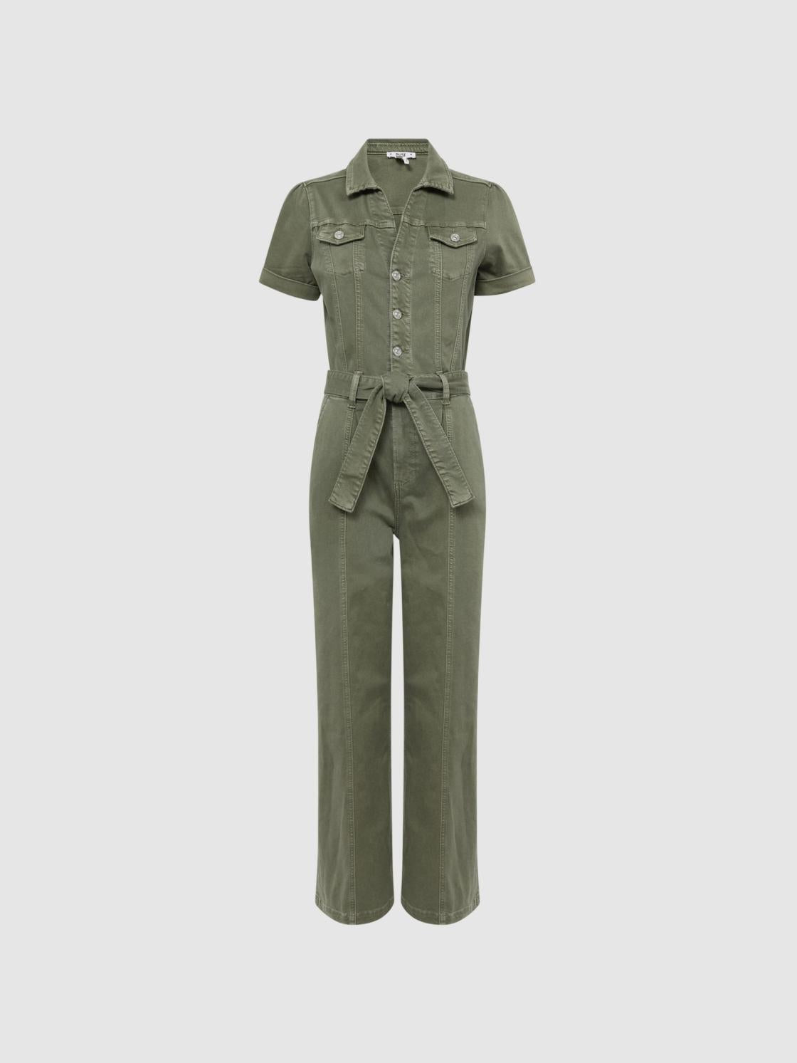 Reiss Jumpsuits | Brooklyn Paige Belted Jumpsuit Vintage Ivy Green - Women