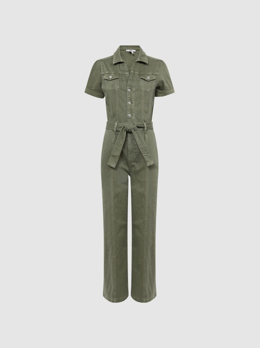 Reiss Jumpsuits | Brooklyn Paige Belted Jumpsuit Vintage Ivy Green - Women