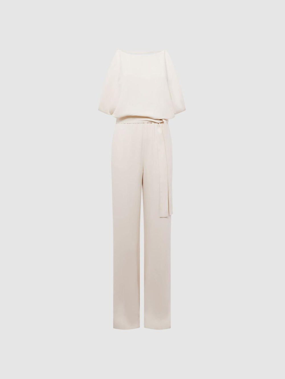 Reiss Jumpsuits | Koa Wide Leg Bridal Jumpsuit Ivory - Women