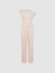 Reiss Jumpsuits | Maple Off-The-Shoulder Jumpsuit Nude - Women