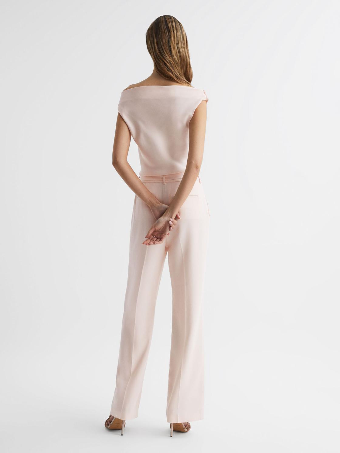 Reiss Jumpsuits | Maple Off-The-Shoulder Jumpsuit Nude - Women