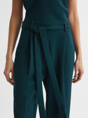 Reiss Jumpsuits | Maple Off-The-Shoulder Jumpsuit Teal - Women