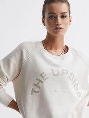 Reiss Knitwear | Baja The Upside Crew Neck Jumper Natural - Women