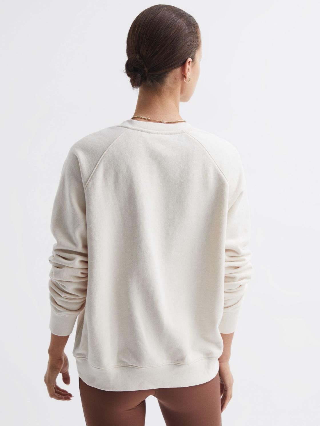 Reiss Knitwear | Baja The Upside Crew Neck Jumper Natural - Women
