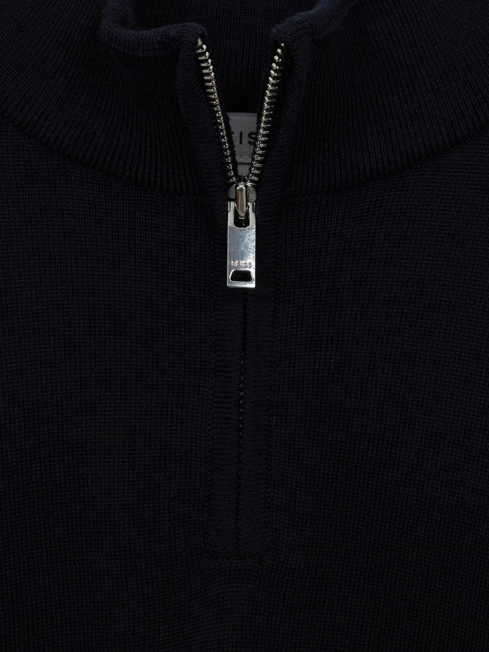 Reiss Knitwear | Blackhall Junior Zip Up Knitted Jumper Navy - Children
