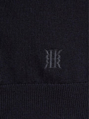 Reiss Knitwear | Blackhall Junior Zip Up Knitted Jumper Navy - Children