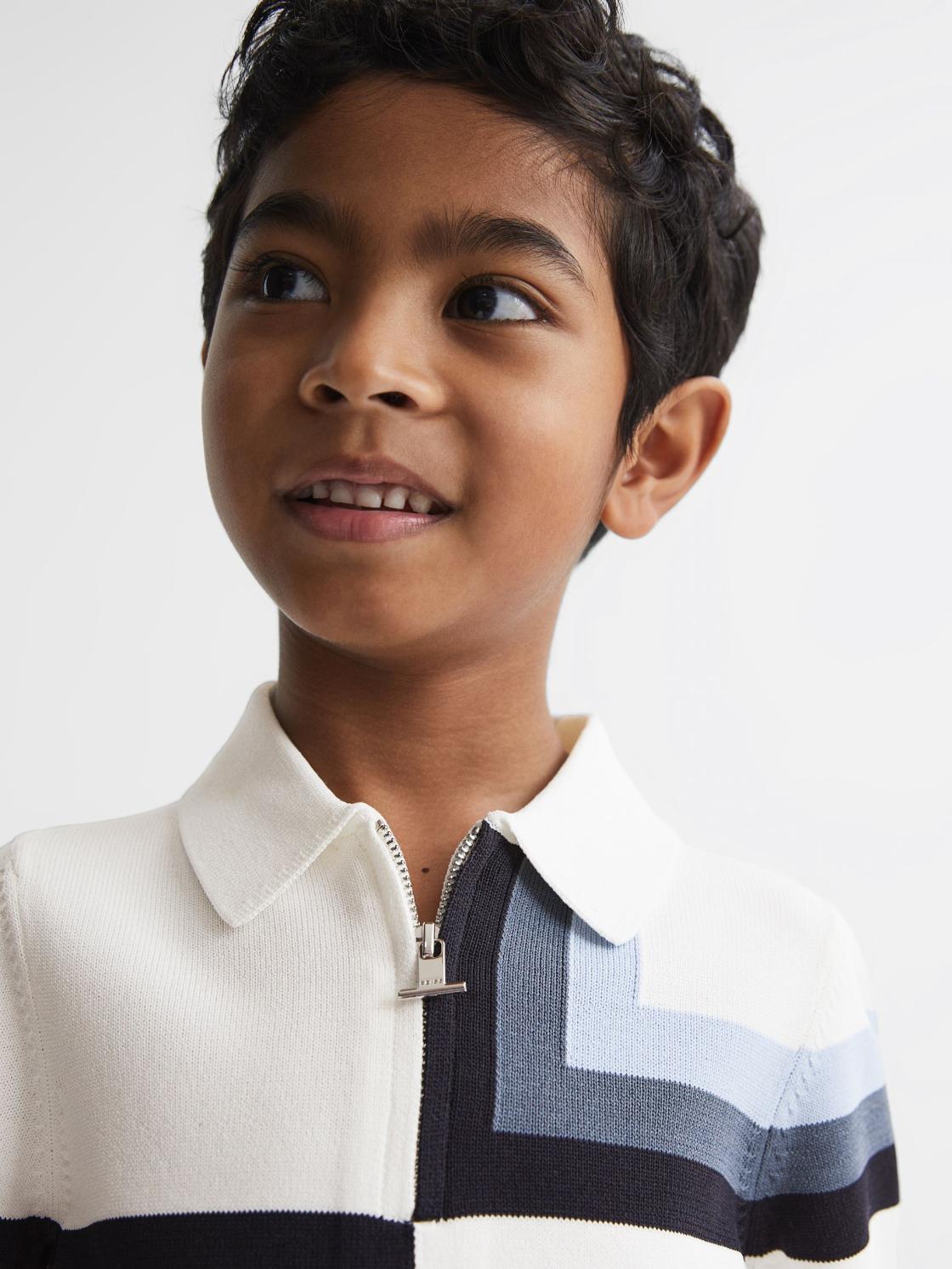 Reiss Knitwear | Chapel Polo Shirt Navy - Children