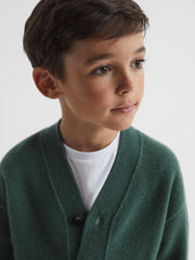 Reiss Knitwear | Chile Wool Blend Cardigan Ecru - Children