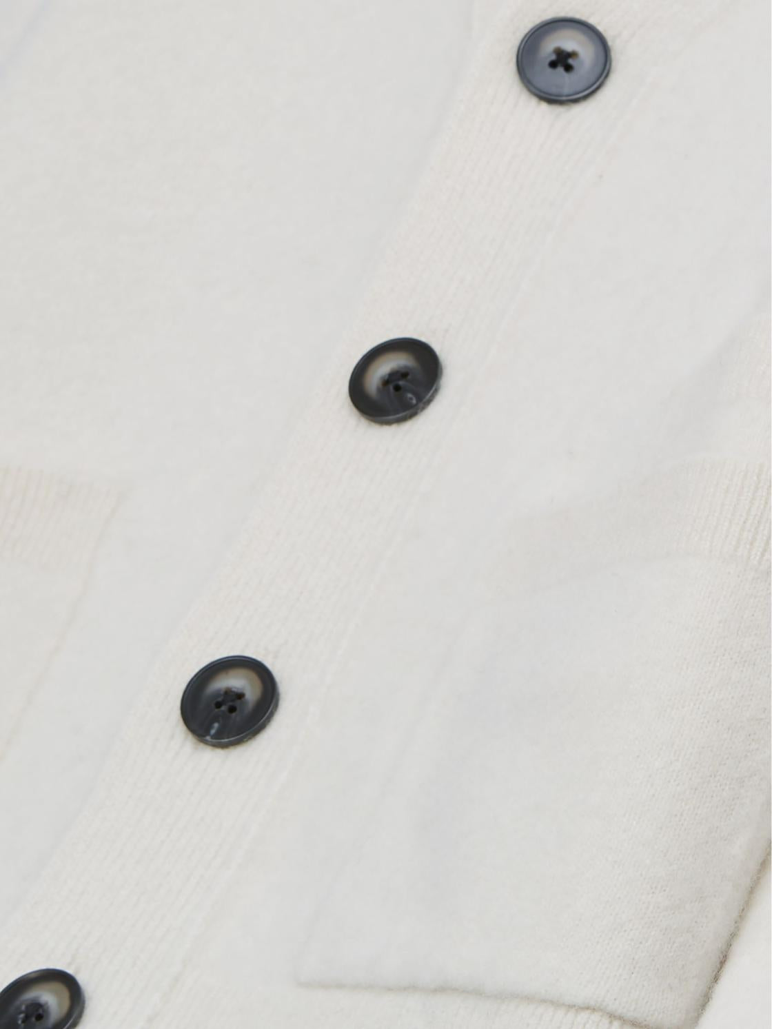 Reiss Knitwear | Chile Wool Blend Cardigan Ecru - Children