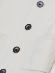 Reiss Knitwear | Chile Wool Blend Cardigan Ecru - Children