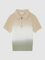 Reiss Knitwear | Micah Polo Shirt Sage - Children