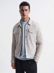 Reiss Knitwear | Prague Merino Blend Crew Neck Jumper Aquamarine - Men