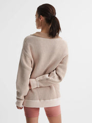 Reiss Knitwear | The Upside The Upside Knitted Sweater Natural - Women