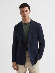 Reiss Knitwear | Tinto Merino Silk Knitted Jumper Sage - Men