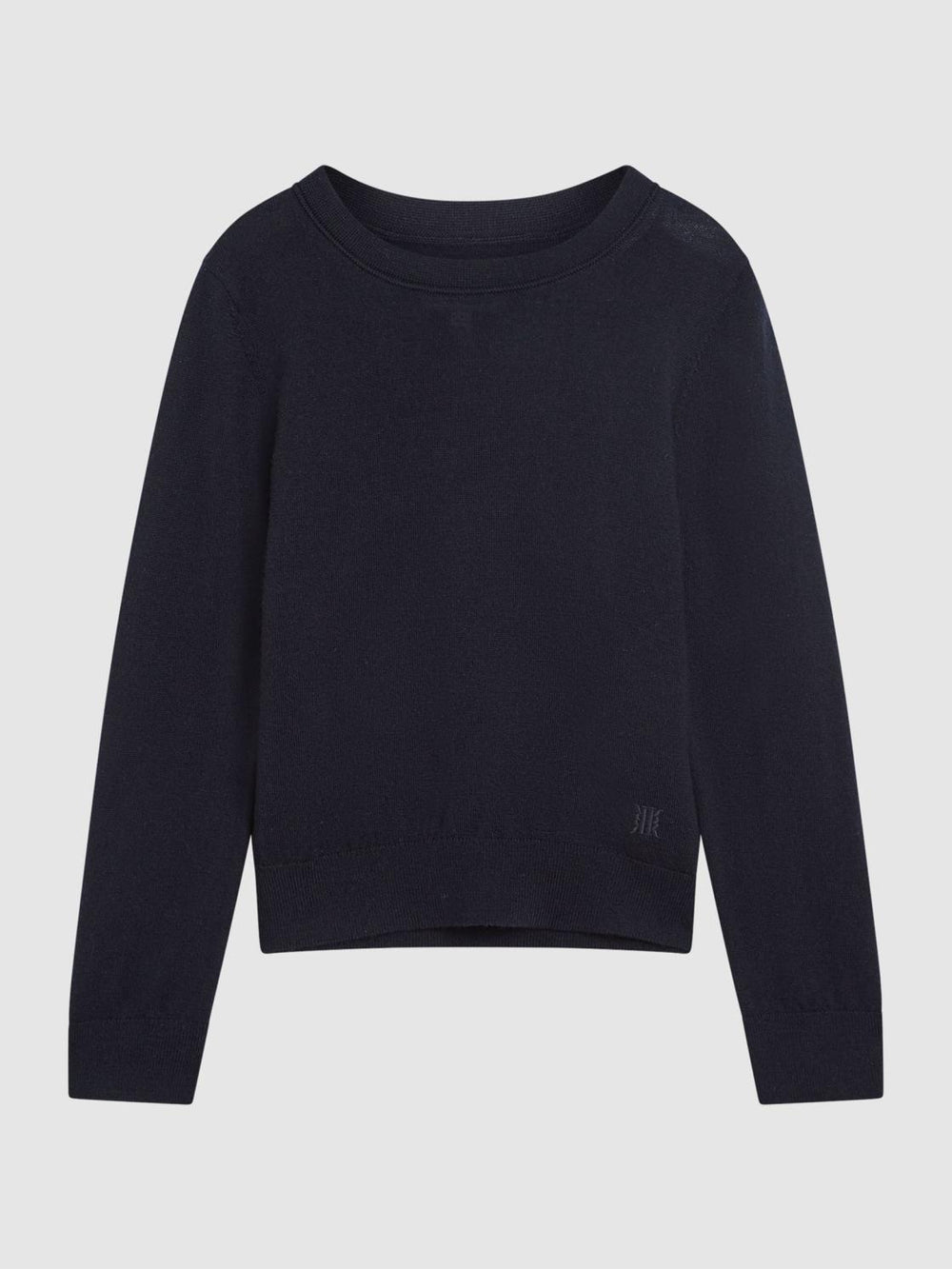 Reiss Knitwear | Wessex Junior Crew Neck Knitted Jumper Navy - Children