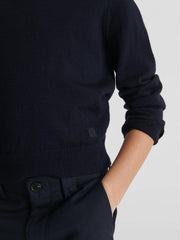 Reiss Knitwear | Wessex Junior Crew Neck Knitted Jumper Navy - Children