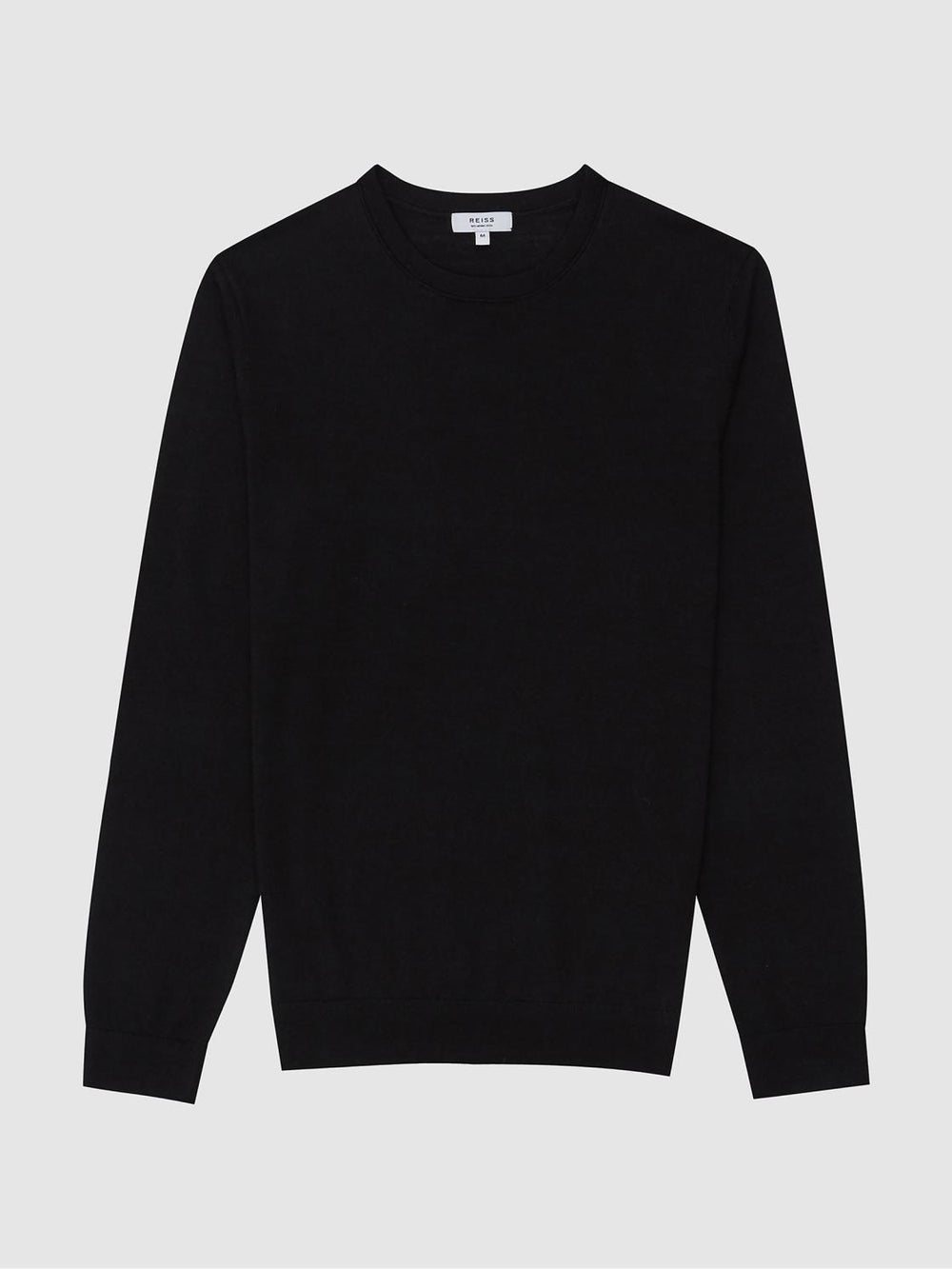 Reiss Knitwear | Wessex Merino Wool Jumper Black - Men