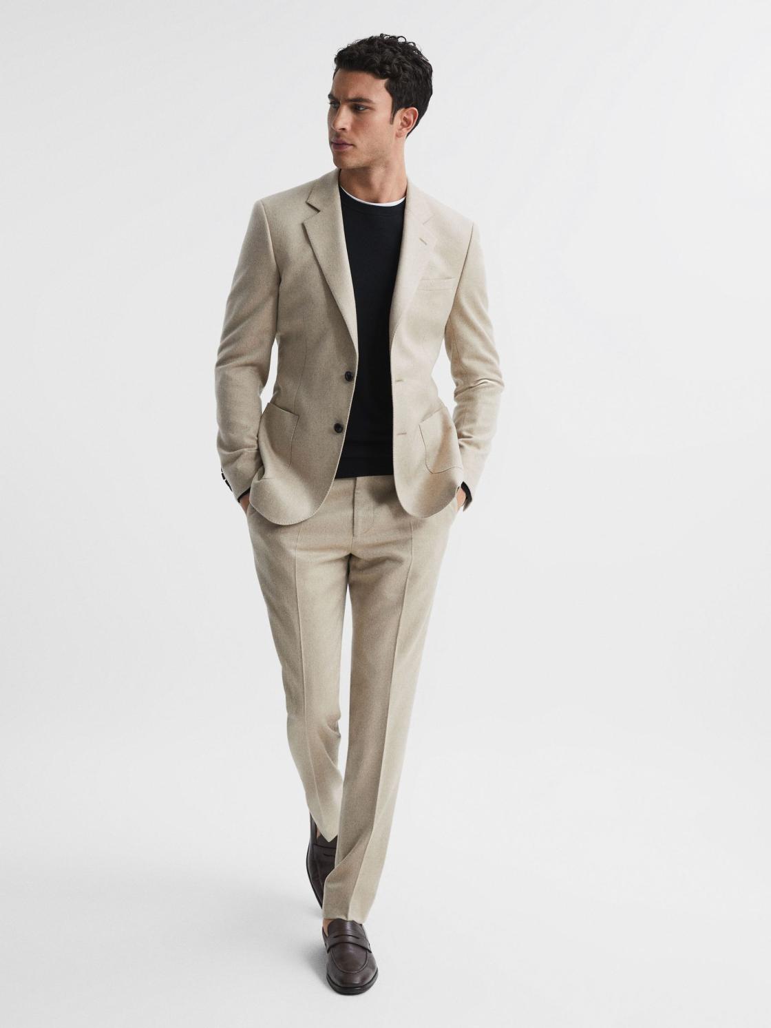 Reiss Knitwear | Wessex Merino Wool Jumper Black - Men