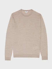 Reiss Knitwear | Wessex Merino Wool Jumper Bordeaux - Men