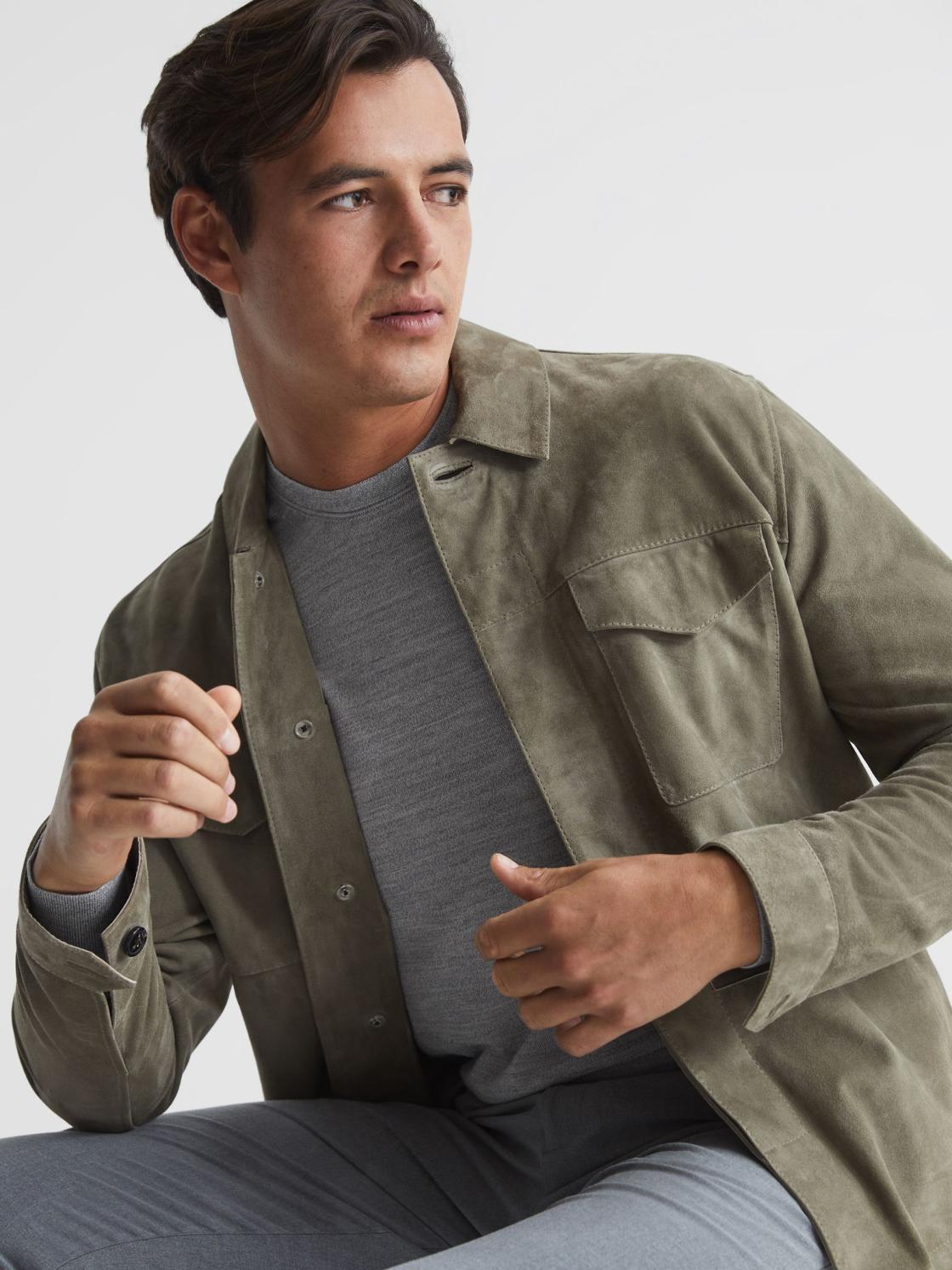 Reiss Knitwear | Wessex Merino Wool Jumper Bordeaux - Men