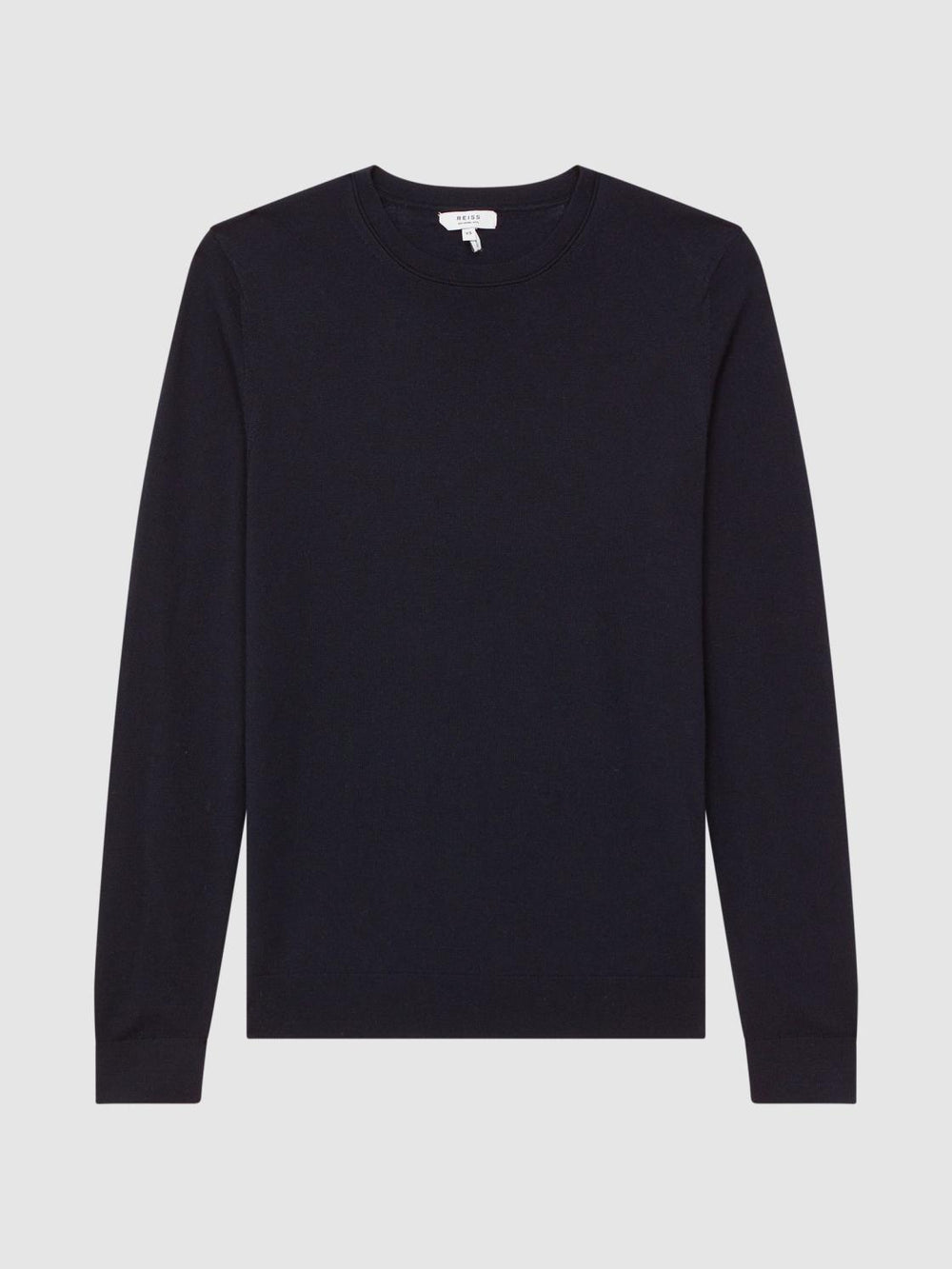 Reiss Knitwear | Wessex Merino Wool Jumper Navy - Men