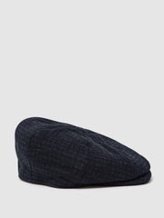 Reiss Scarves, Hats &amp; Gloves | Arbor Wool Baker Boy Cap Brown - Men