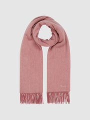 Reiss Scarves, Hats &amp; Gloves | Picton Cashmere Blend Scarf Blush - Women