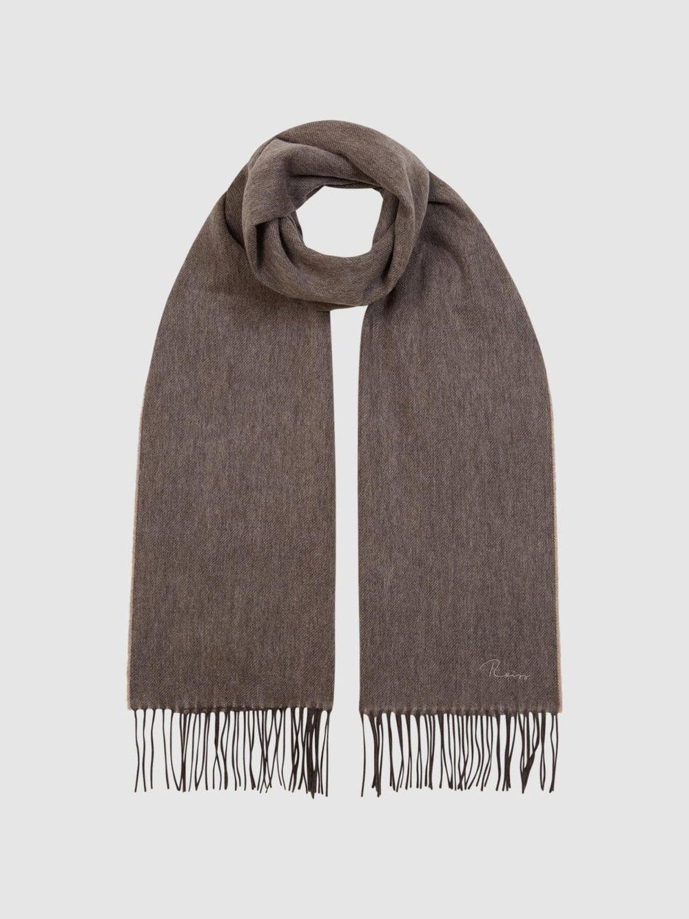 Reiss Scarves, Hats &amp; Gloves | Picton Cashmere Blend Scarf Camel - Men