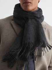 Reiss Scarves, Hats &amp; Gloves | Picton Cashmere Blend Scarf Camel - Men