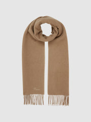Reiss Scarves, Hats &amp; Gloves | Picton Cashmere Blend Scarf Camel - Men