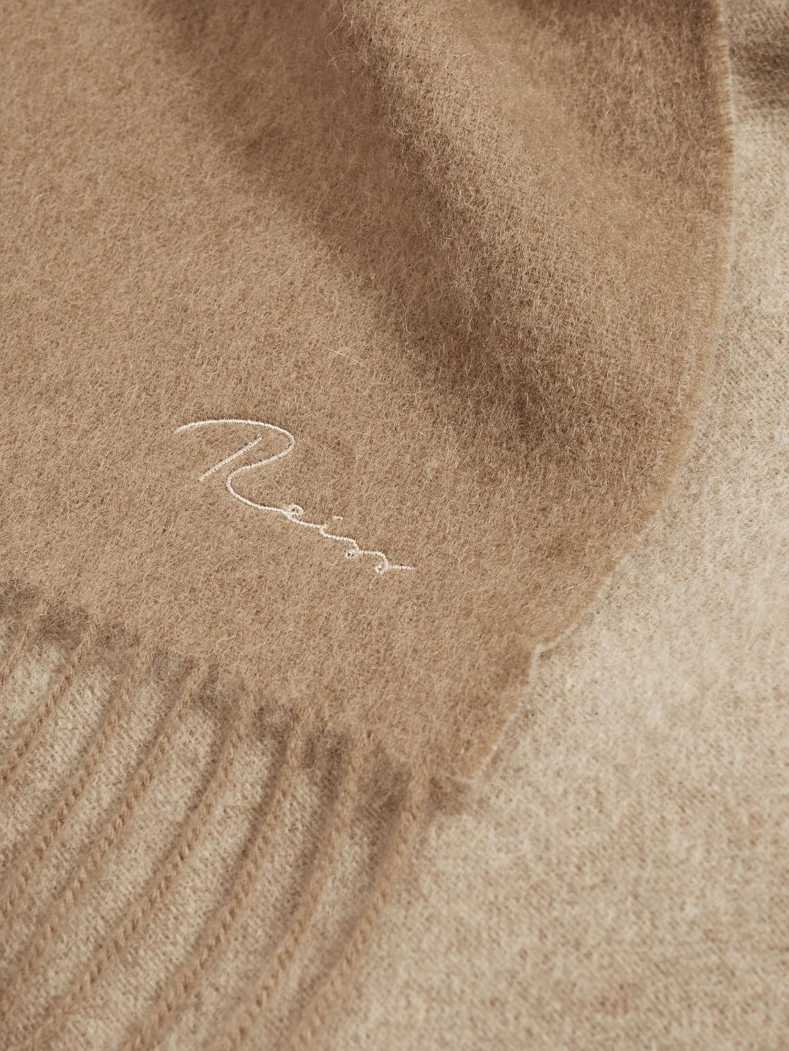 Reiss Scarves, Hats &amp; Gloves | Picton Cashmere Blend Scarf Camel - Women