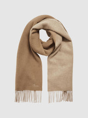 Reiss Scarves, Hats &amp; Gloves | Picton Cashmere Blend Scarf Camel - Women