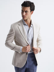 Reiss Shirts | Belief Slim Fit Flannel Shirt Grey Melange - Men