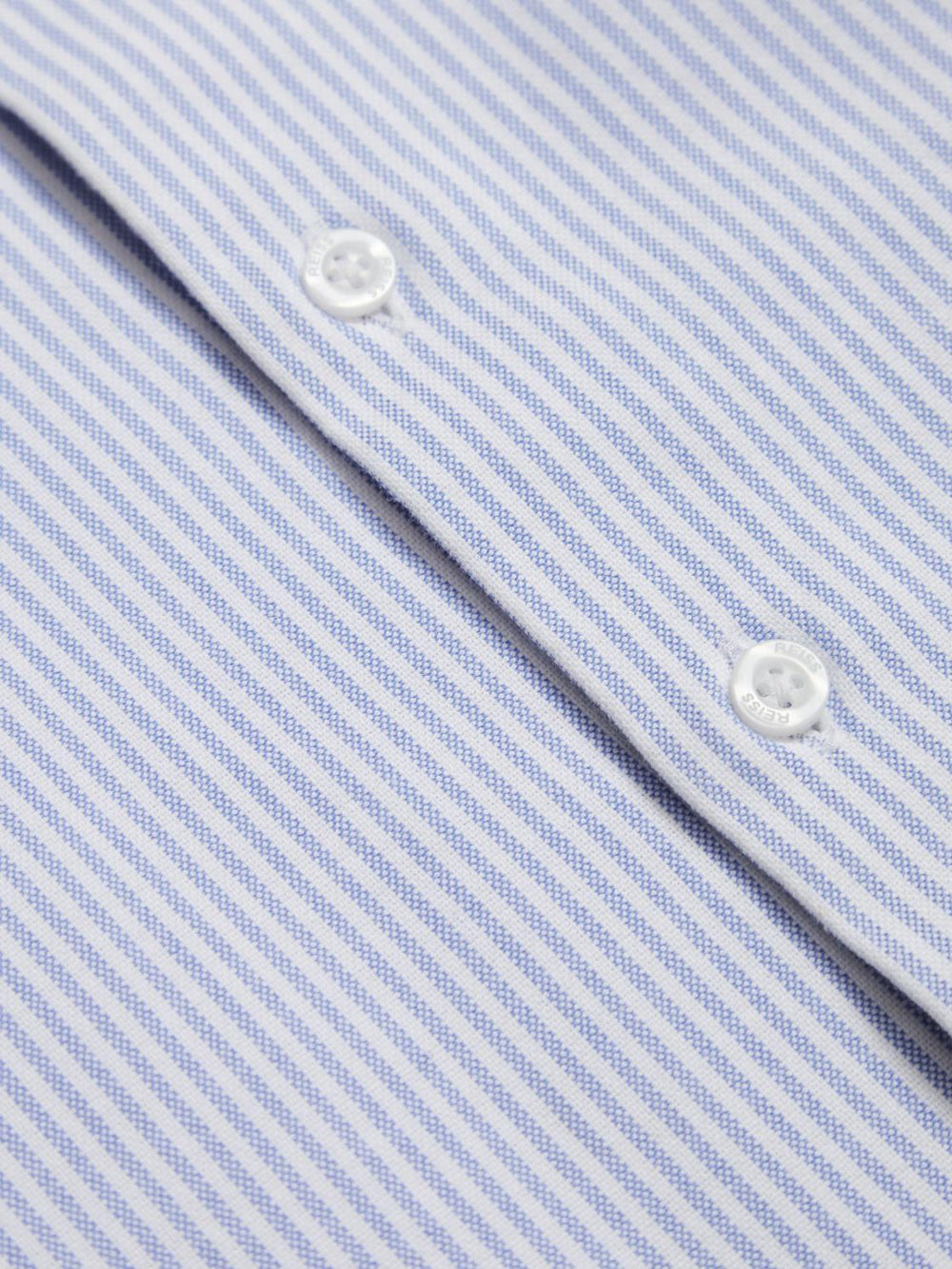 Reiss Shirts | Blackheath Junior Striped Oxford Shirt Blue Stripe - Children
