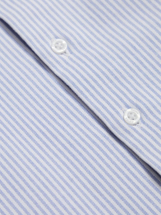 Reiss Shirts | Blackheath Junior Striped Oxford Shirt Blue Stripe - Children