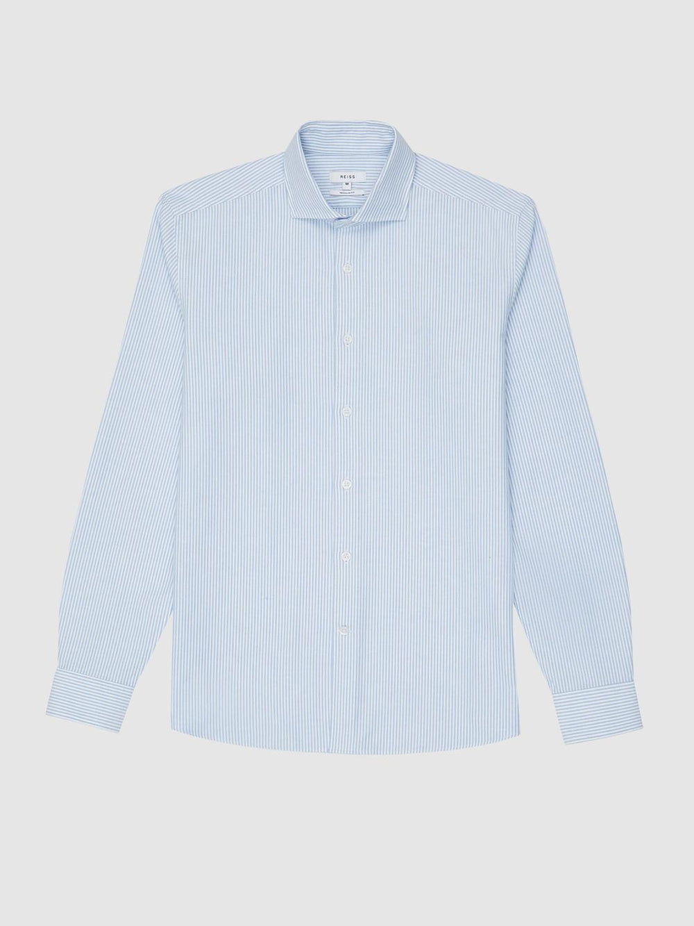 Reiss Shirts | Blackheath Striped Oxford Shirt White/blue - Men