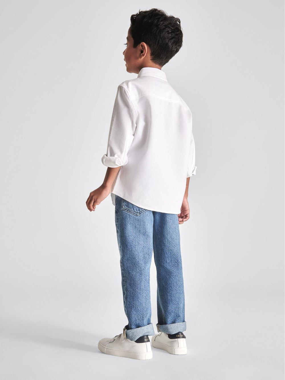 Reiss Shirts | Button Down Oxford Shirt White - Children