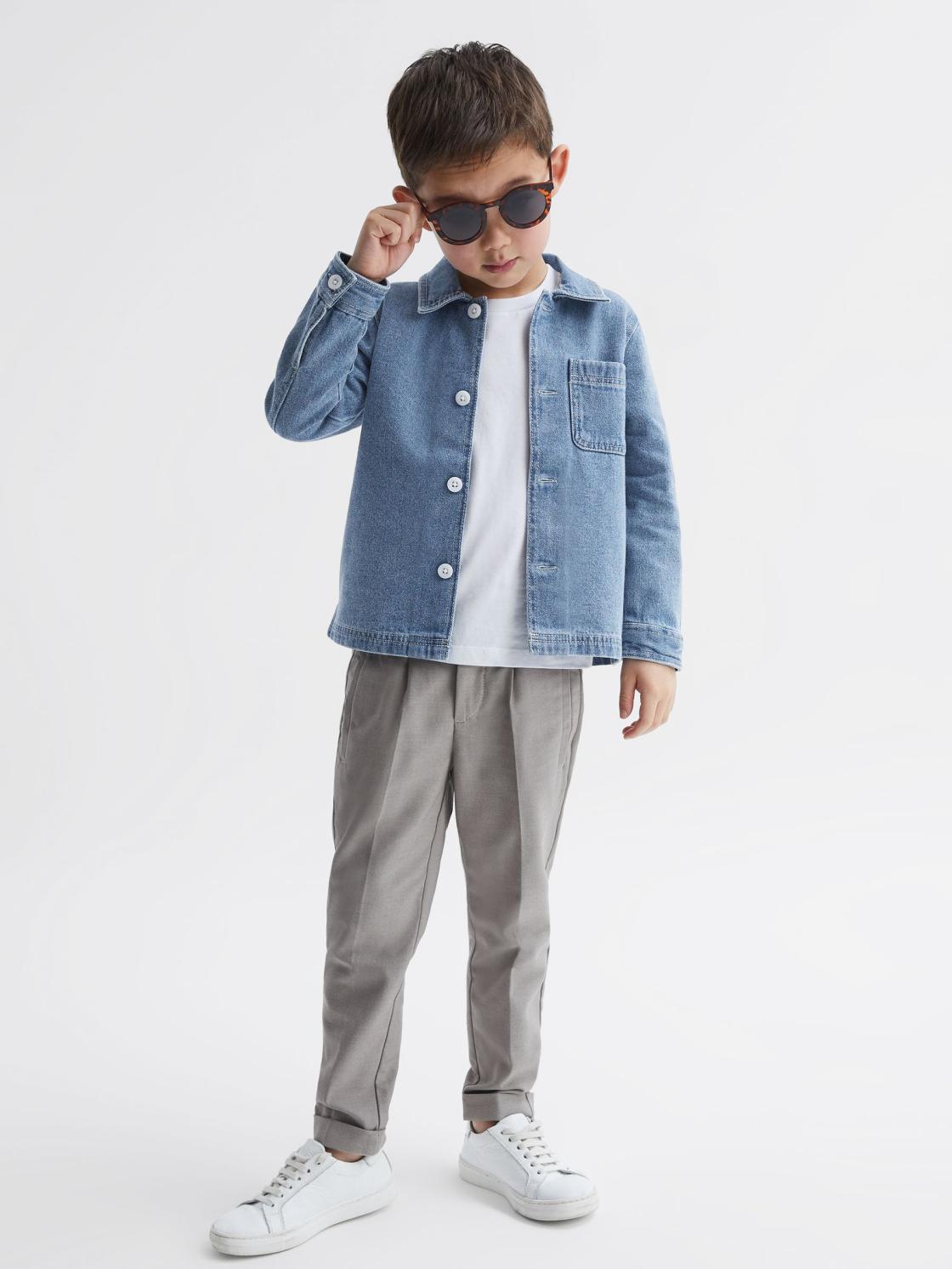 Reiss Shirts | Colorado Denim Jacket Light Blue - Children