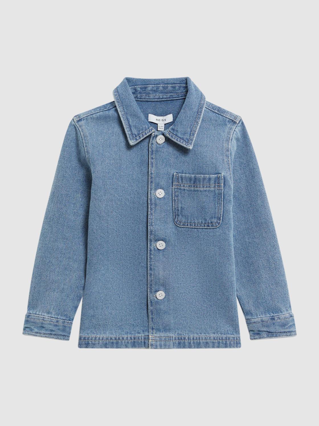 Reiss Shirts | Colorado Denim Jacket Light Blue - Children