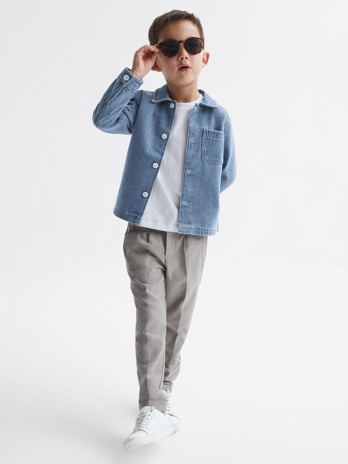 Reiss Shirts | Colorado Denim Jacket Light Blue - Children