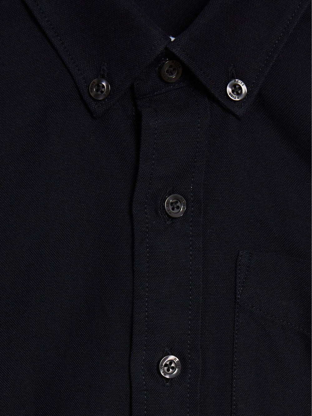 Reiss Shirts | Greenwich Button Down Oxford Shirt Navy - Children