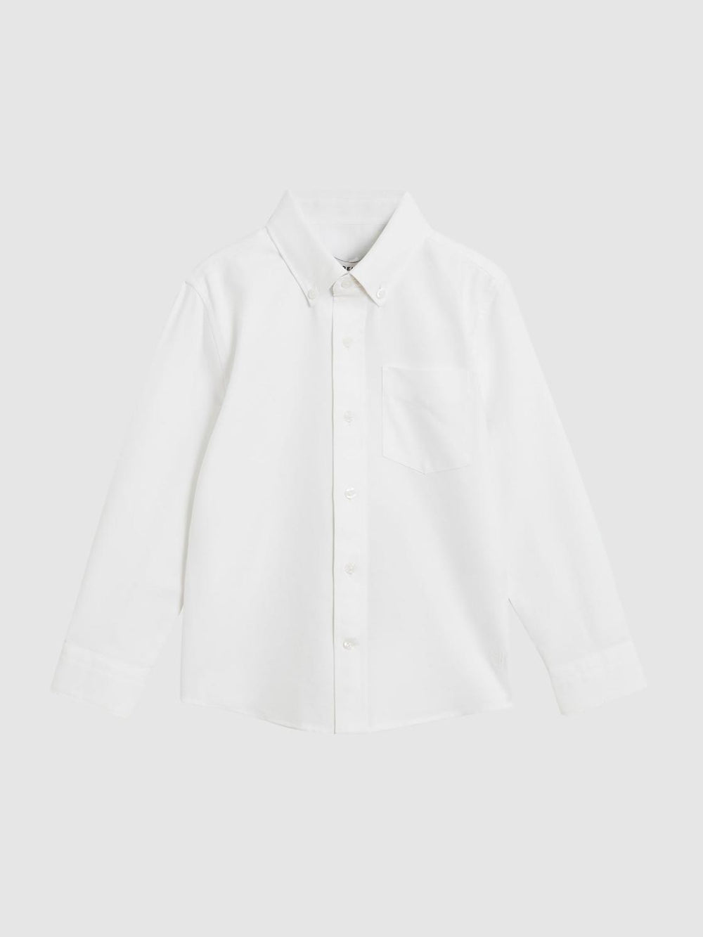 Reiss Shirts | Greenwich Button Down Oxford Shirt White - Children