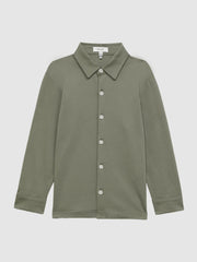 Reiss Shirts | Hendon Cotton Shirt Sage - Children