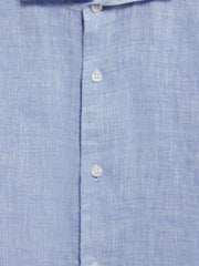 Reiss Shirts | Ruban Linen Regular Fit Shirt Soft Blue - Children