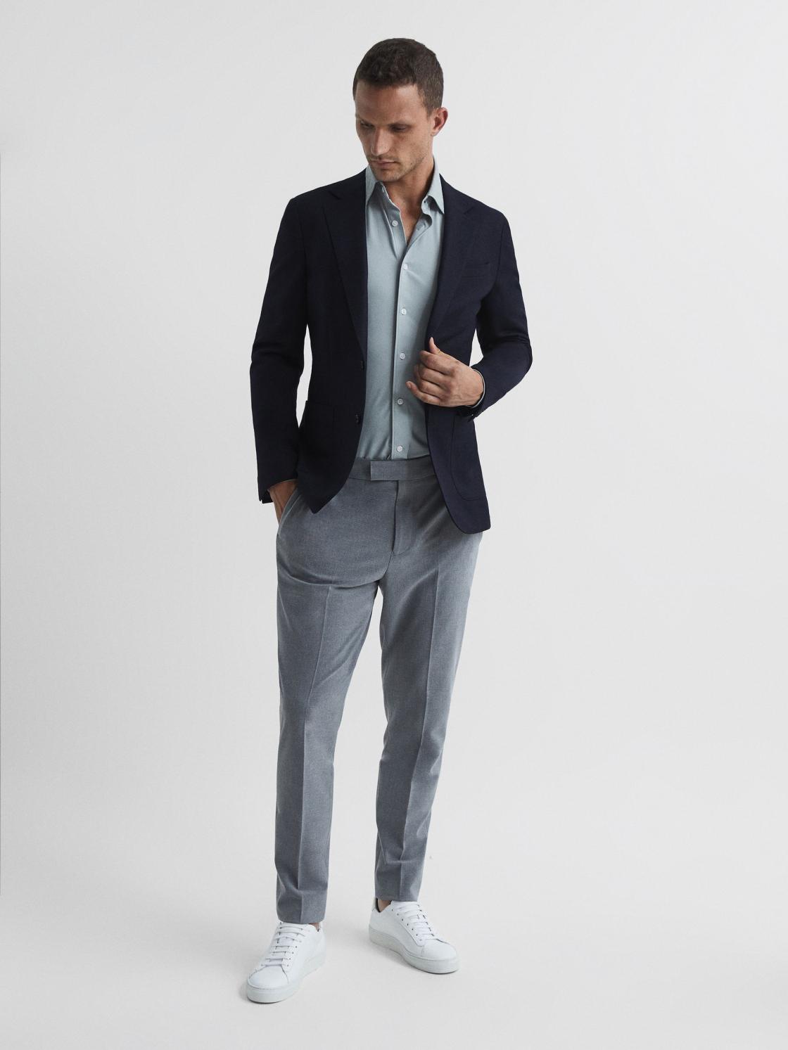 Reiss Shirts | Voyager Travel Shirt Ice - Men