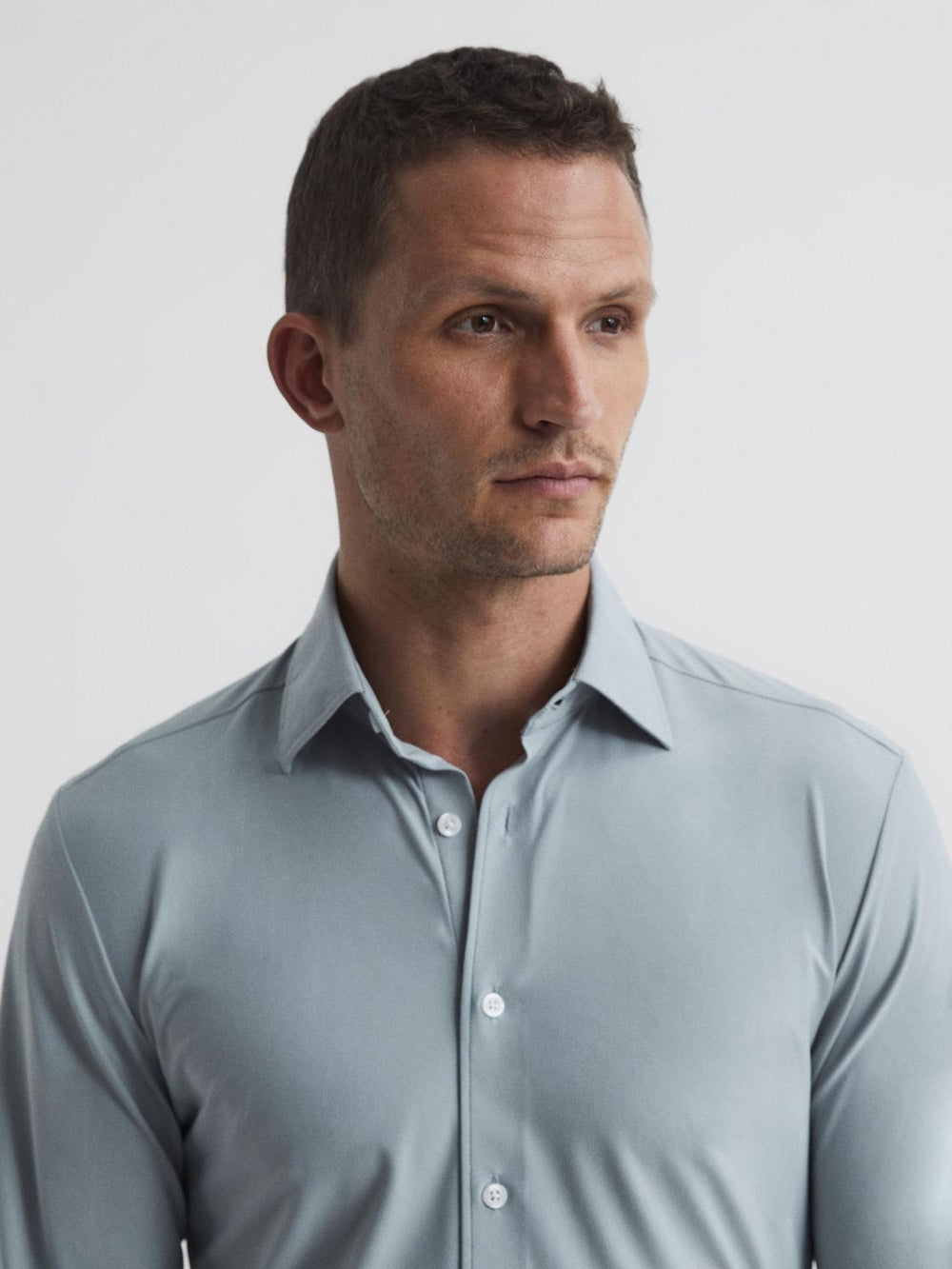 Reiss Shirts | Voyager Travel Shirt Ice - Men