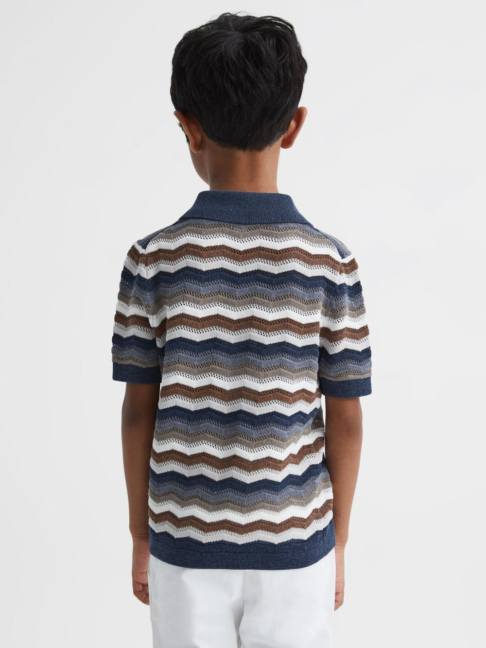 Reiss Shirts | Whiteley Cuban Collar Printed Shirt Multi - Children