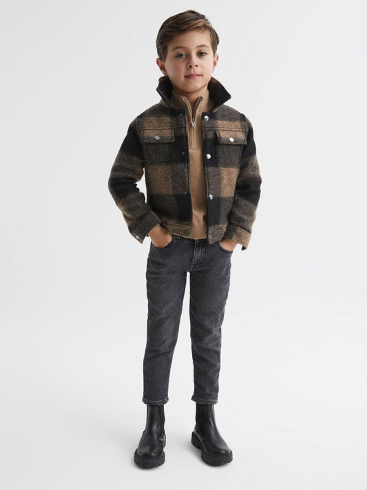 Reiss Shirts | Zeus Shirt Dark Camel - Children